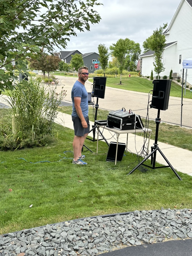An authentic Burnside Way Block Party photograph